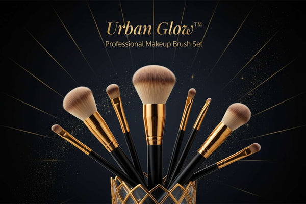 Urban Glow™ Professional Makeup Brush Set - Mr Urban Choices
