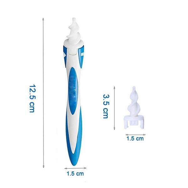 Gentle Spiral Ear Cleaner Kit – Pain-Free Earwax Removal Tool with Washable Silicone Tips - Mr Urban Choices
