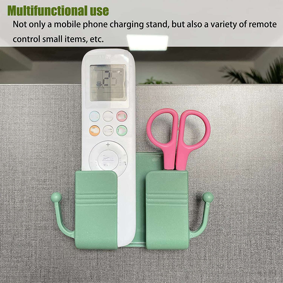 6201 1 Pc Wallmount Mobile Stand With Hook Design Used In All Kinds Of Places Including Household And Many More As A Hanging Support For Cloths And Stuffs Purposes.