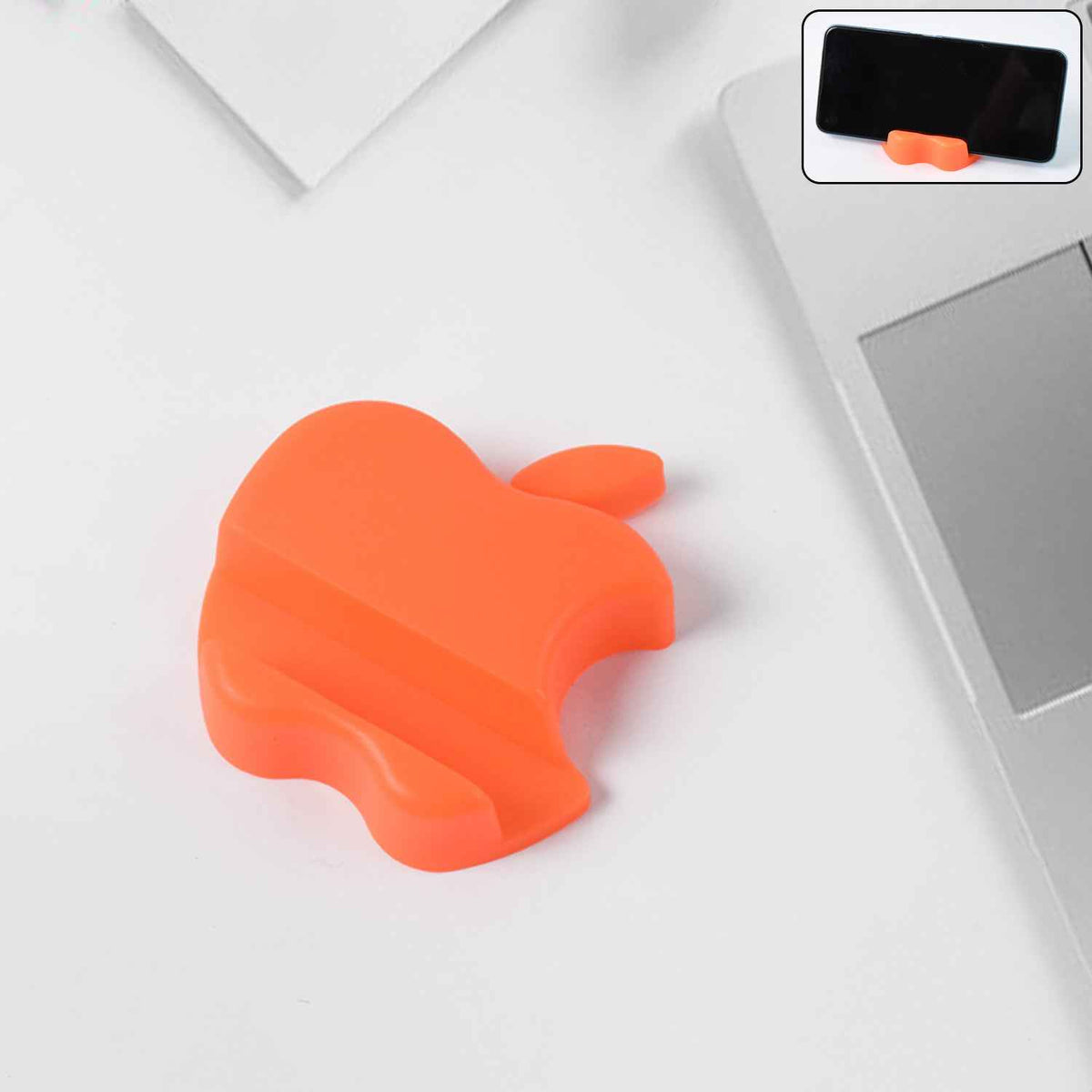 Apple-shaped Plastic Mobile Phone Holder (1 Pc Mix Color) - Mr Urban Choices