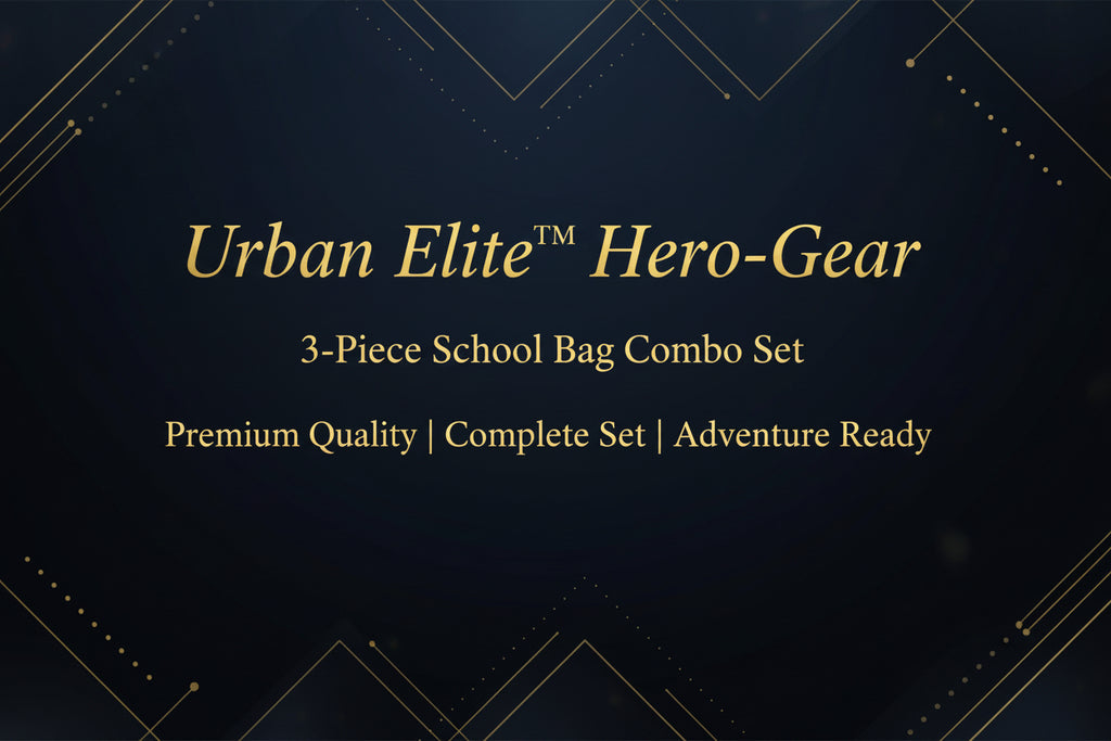 Cartoon Character School Bag Combo Set For Kids (3 Pc)