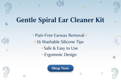 Gentle Spiral Ear Cleaner Kit – Pain-Free Earwax Removal Tool with Washable Silicone Tips - Mr Urban Choices