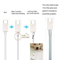 Metallic Finishing Spiral Cord For Mac Charging Cable - Mr Urban Choices
