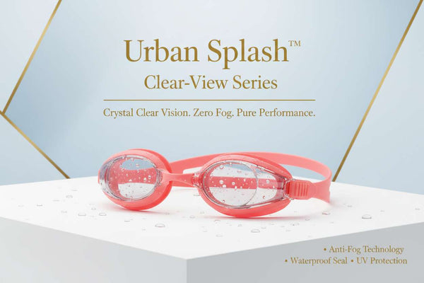 Urban Splash™ Clear-View Series – Premium Anti-Fog Waterproof Swimming Goggles - Mr Urban Choices