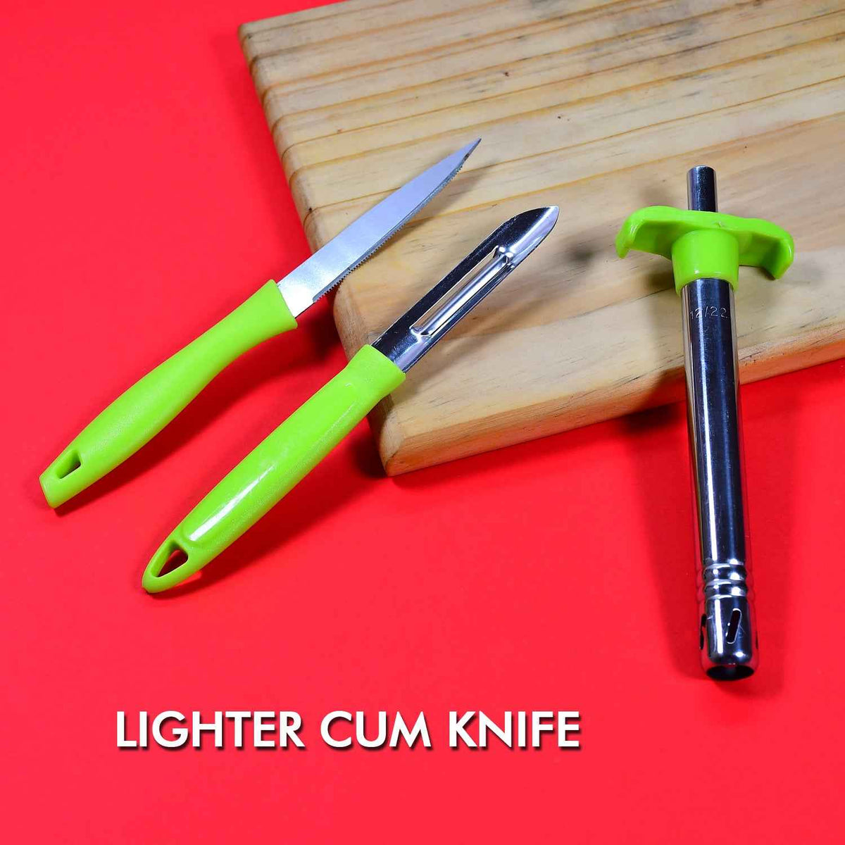 Knife and Peeler - Urban 3pc Lighter Cum Knife And Peeler Set - Mr Urban Choices