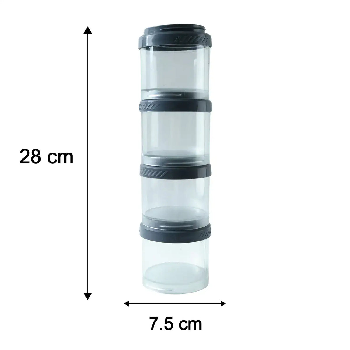 Multipurpose Multi Connecting Stackable Storage Container Set (4 Pc)