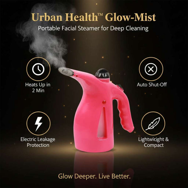 Urban Health™ Glow-Mist – Portable Facial Steamer for Deep Cleaning - Mr. Urban Choices