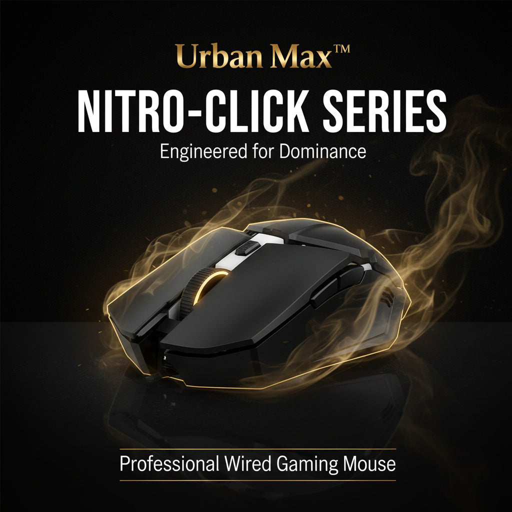 Usb Wired Mouse Ergonomic Design Gaming Mouse (1 Pc)