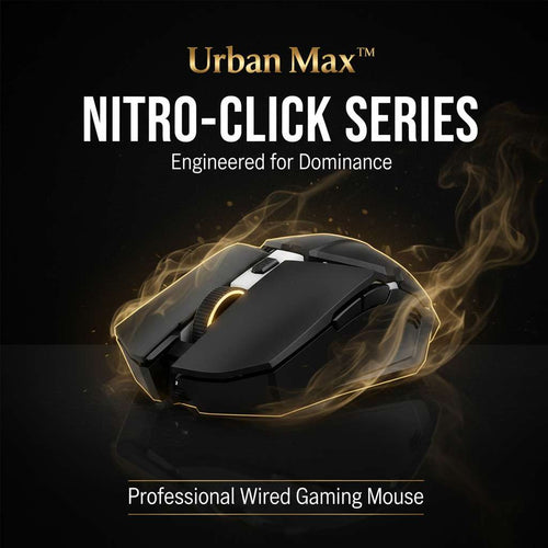 Urban Max™ Nitro-Click Series – Professional Wired Gaming Mouse - Mr. Urban Choices