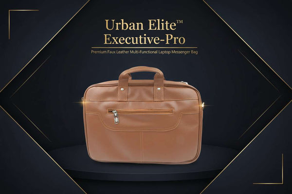 Urban Elite™ Executive-Pro – Premium Faux Leather Multi-Functional Laptop Messenger Bag - Mr Urban Choices