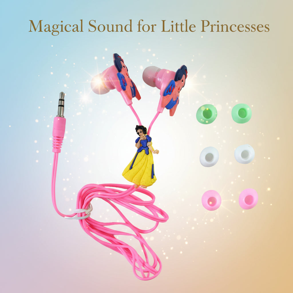 Magical Sound for Little Princess Wired In-ear Earphones (1 Set)