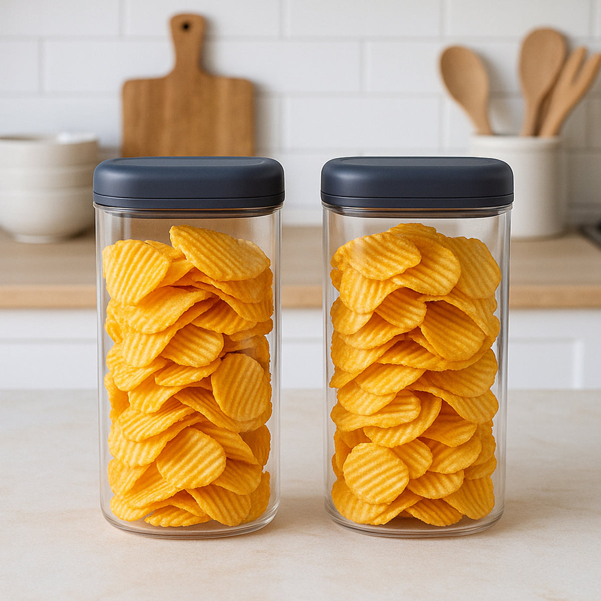 Supermom Airtight Kitchen Storage Containers  (2 Pc Set  1500 Ml)