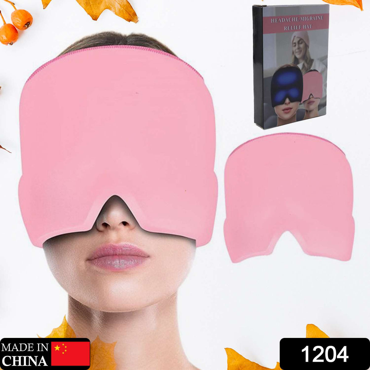 Therapeutic Headache Relief Cap – Dual-Use Hot & Cold Mask for Puffy Eyes & Stress - Mr Urban Choices