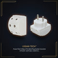 5-way 2 Pin Multi-plug Socket  Converter (1 Pc)