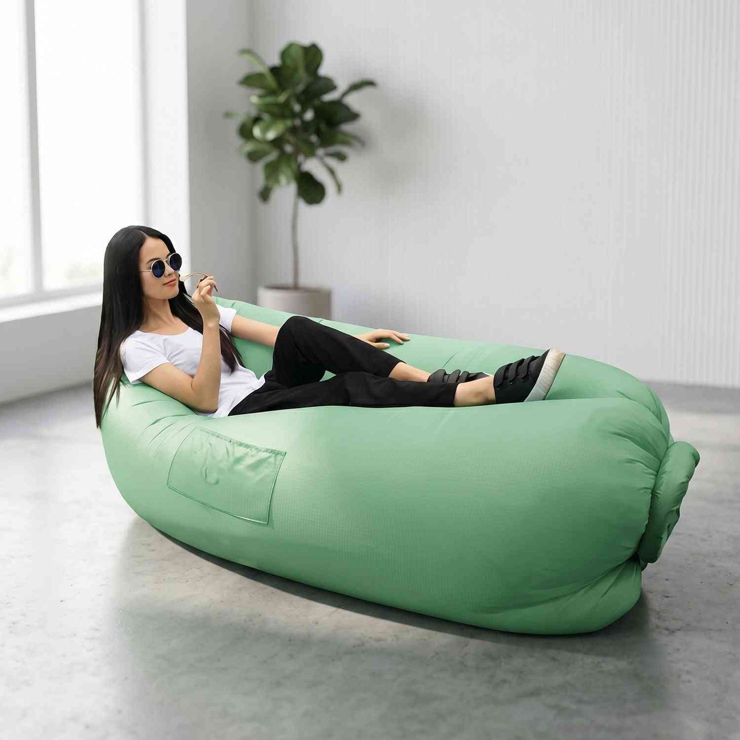 Urban Max™ Flexi-Float – Foldable Inflatable Lounger Air Sofa njoy comfortable relaxation anywhere with this foldable inflatable lounger air sofa designed for indoor and outdoor leis - Mr. Urban Choices