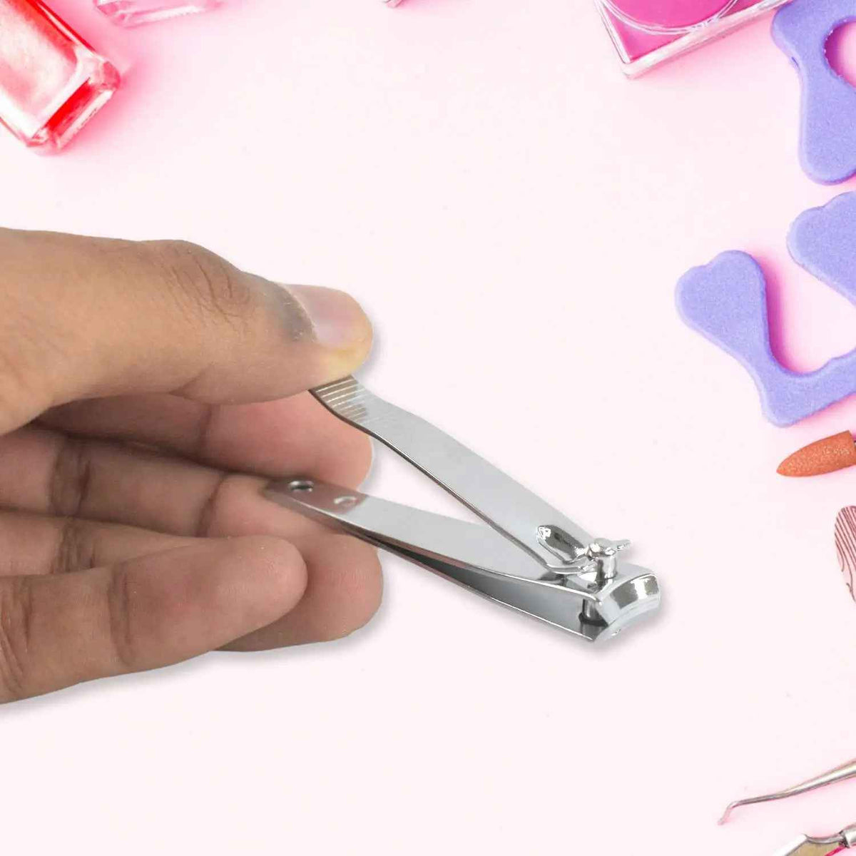 5 In 1 Pedicure Tool Pedicure Brush For Feet Foot Scrubber Foot File With Nail Cutter
