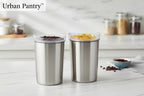 Urban Pantry™ 2-Piece Stainless Steel Set – 1000ml Airtight Containers for Fresh Storage