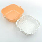 2785 2 In 1 Basket Strainer To Rinse Various Types Of Items Like Fruits Vegetables Etc.