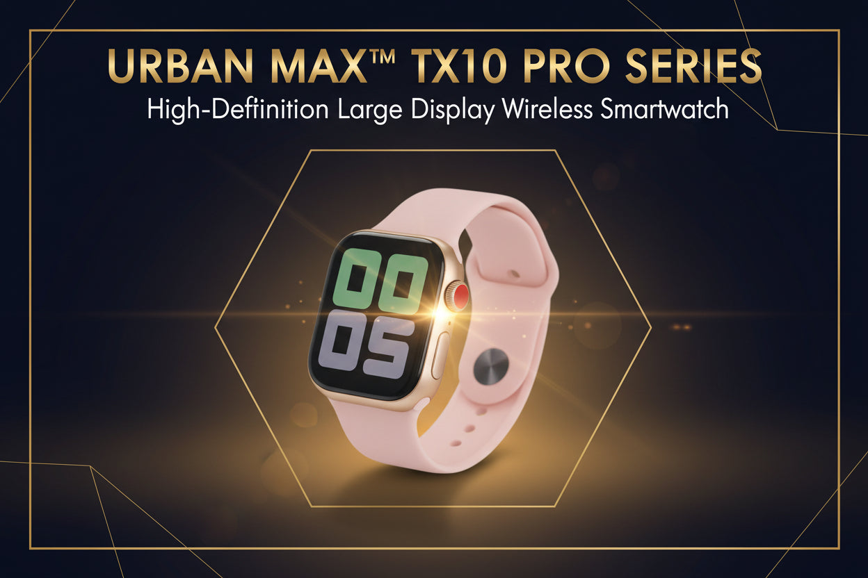 Tx10 Pro Max Large Display Wireless Charging Smartwatch (1 Pc)