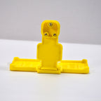 6498 Multi-purpose Wall Holder Stand For Charging Mobile Just Fit In Socket And Hang (Yellow)