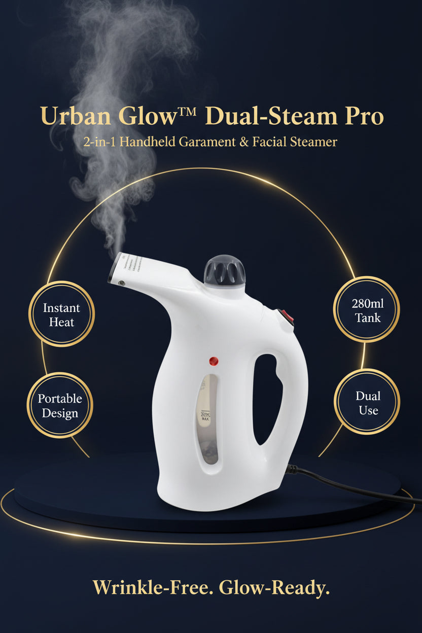 Portable Handheld Garment  Facial Steamer (1 Pc)