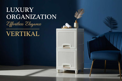 Urban Stack™ Dual-Layer Storage Cabinet – Versatile Foldable Drawer Unit for Home Organization