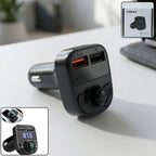 Wireless Car Charger With Dual Usb Fast Charging Ports 1 Pc