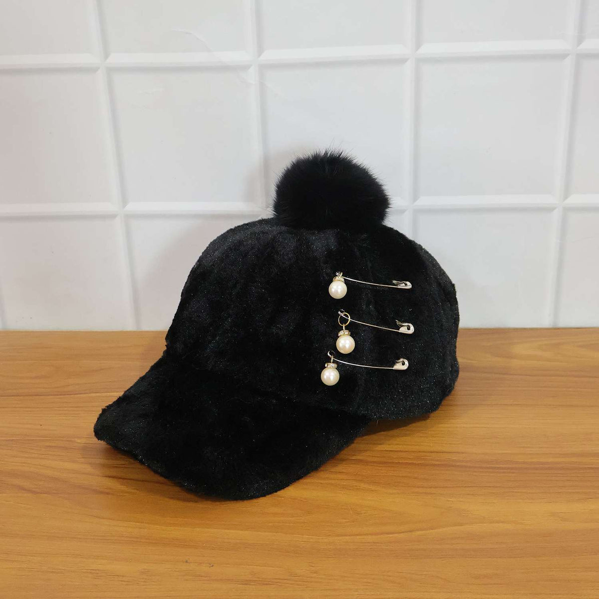 Elegant Winter Fur Cap For Women (1 Pc)