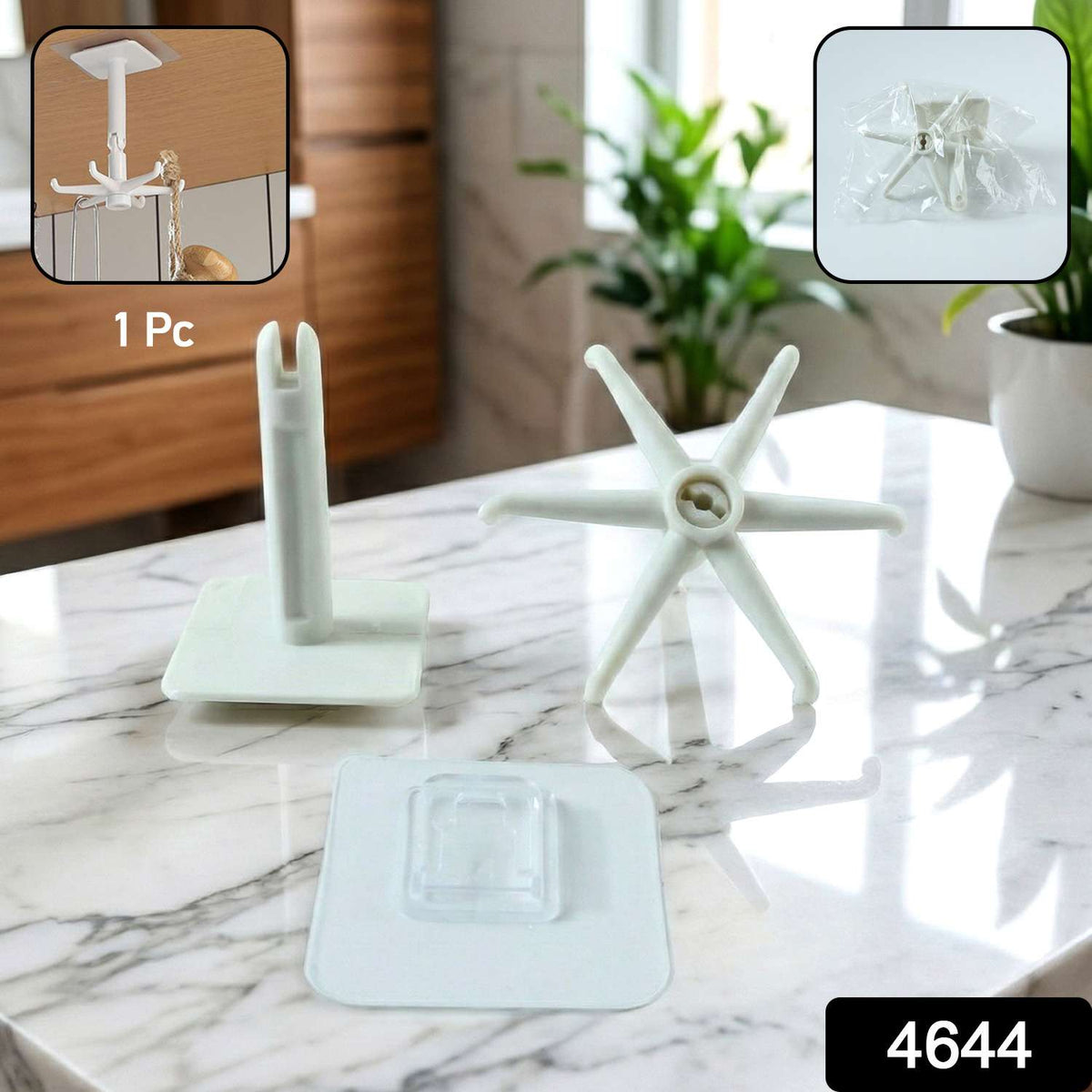 Minimalist 360° Swivel Folding Hook – Heavy-Duty Self-Adhesive Wall Rack - Mr Urban Choices