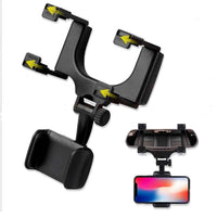Rear View Mobile Holder Universal Vehicle Rear View Mirror Mobile Phone Mount Stand - Mr Urban Choices