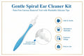 4656 Smart Swab Silicone Easy Earwax Removal With 16 Replacement Disposable Soft Tipsear Wax