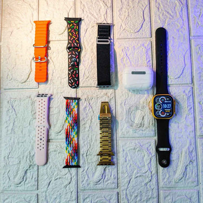 Urban Max™ 10-in-1 Elite Series – Smartwatch with 7 Designer Straps & Pro Earbuds - Mr Urban Choices