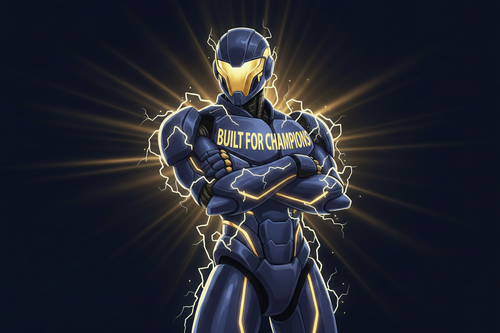 Built for Champions - Robo Mascot