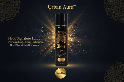 Urban Aura™ Haqq Signature Edition – Premium Long-Lasting Body Spray (50ml) - Mr Urban Choices