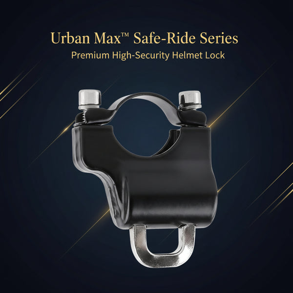 Urban Max™ Safe-Ride Series – Premium High-Security Helmet Lock