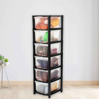 6-layer Modular Plastic Drawer Storage Cabinet - Mr Urban Choices