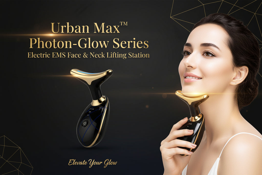 Electric Face Massager Wrinkle Remover Led Photon Face Beauty Device (1 Pc)