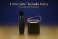  Wireless Speaker Microphone Set Rgb Light Support Memory Card Portablekaraoke Machine Perfect  For Travel Tv
