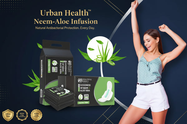 Urban Health™ Neem-Aloe Infusion – Natural Antibacterial Sanitary Pads - Mr. Urban Choices