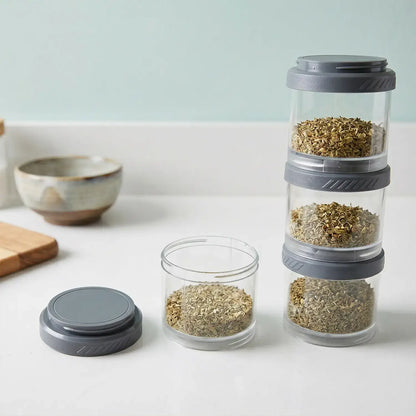 Multipurpose Multi Connecting Stackable Storage Container Set (4 Pc)