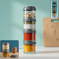 Multipurpose Multi Connecting Stackable Storage Container Set (4 Pc)