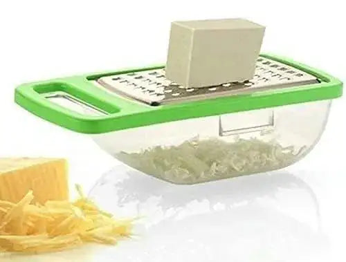 Cheese Grater Stainless Steel Kitchen Grater with Container Box Storage for Vegetables, Fruits, Ginger (2)