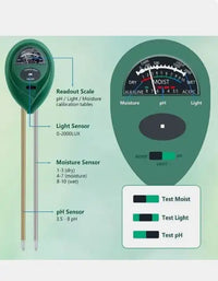3-in-1 Solar Soil Tester (Pack of 2)