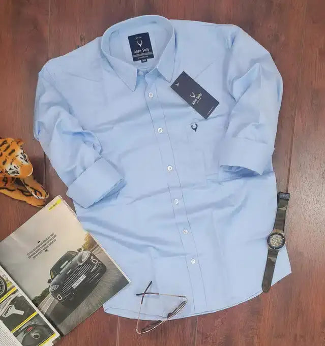 Full Sleeves Shirt for Men (Sky Blue, M) - Mr Urban Choices