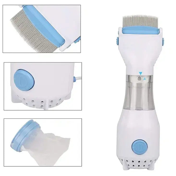 Electrical Chemical Free Head Lice Treatment Removal Comb (Pack of 1)