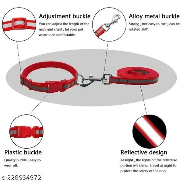 Neck Collar Belt for Pet (Multicolor, L) - Mr Urban Choices