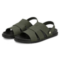 Synthetic Lightweight Green Slip-on Sandal
