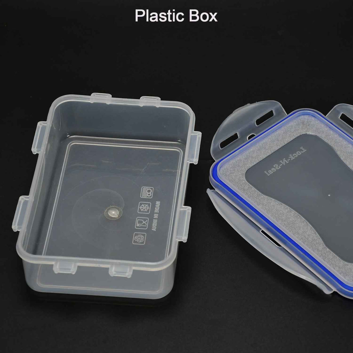 Multipurpose Air Tight 4 Side Lock Food Grade Lunch Box With Small Square Container - Mr Urban Choices