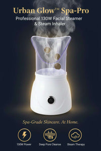 Urban Glow™ Spa-Pro – 130W Facial Steamer & Steam Inhaler - Mr. Urban Choices
