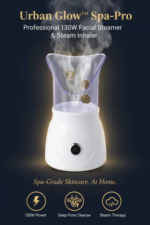 Urban Glow™ Spa-Pro – 130W Facial Steamer & Steam Inhaler - Mr. Urban Choices